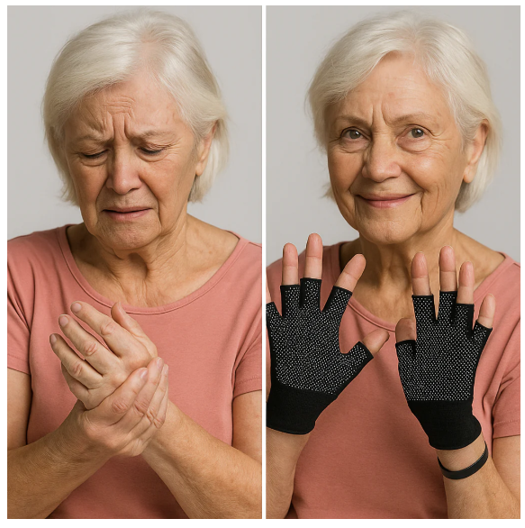 PAR DE GUANTES DE COMPRESIÓN PARA ARTRITIS
