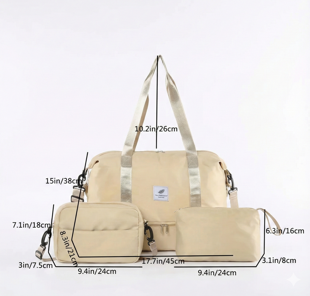 Combo Set X3 Maleta para Deporte y Viajes.