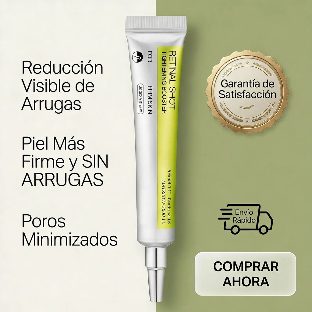 2X1 Retinol Shot Antiedad Renovación Celular y Reducción de Arrugas