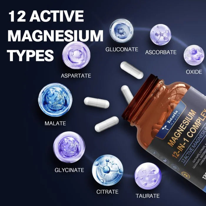 MAGNESIUM COMPLEX 12 en 1 700mg 120 CÁPSULAS